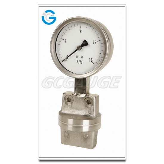 4 Inch All Stainless Steel Diaphragm Differential Pressure Gauges