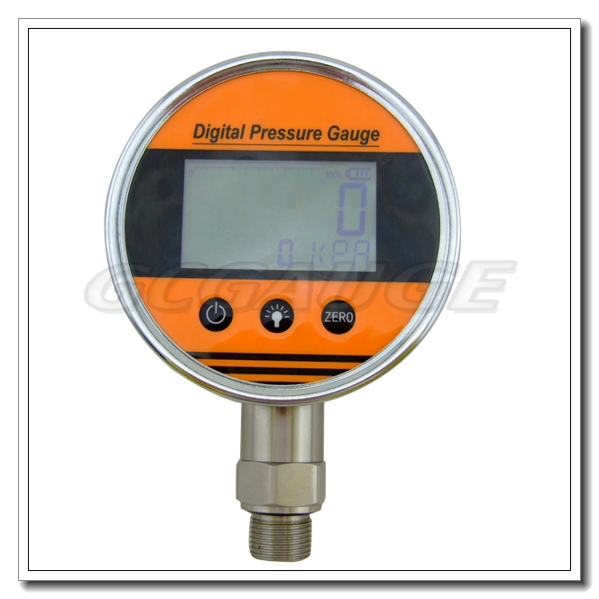 Precision Digital Pressure Gauges 4 Inch Stainless Steel with Bottom Connection